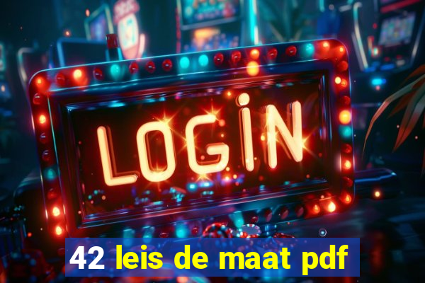 42 leis de maat pdf